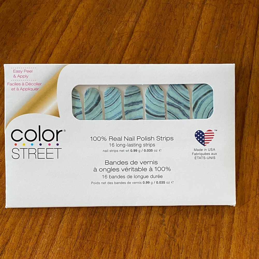 4:$25 Color Street 'Game of Stones' Nail Polish Strips NWT